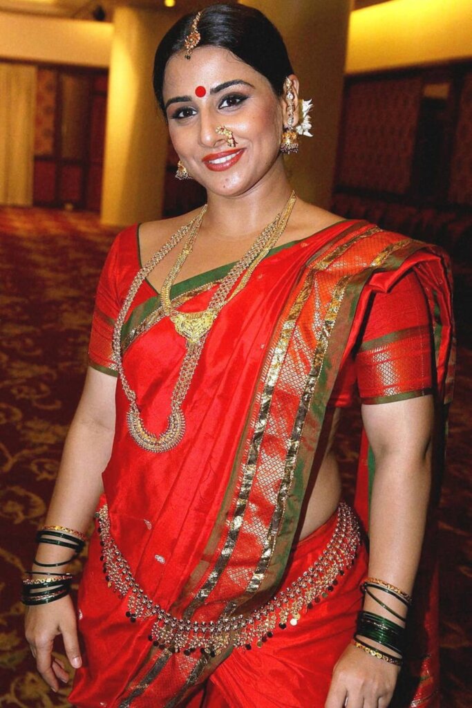 Vidya Balan in Red Saree